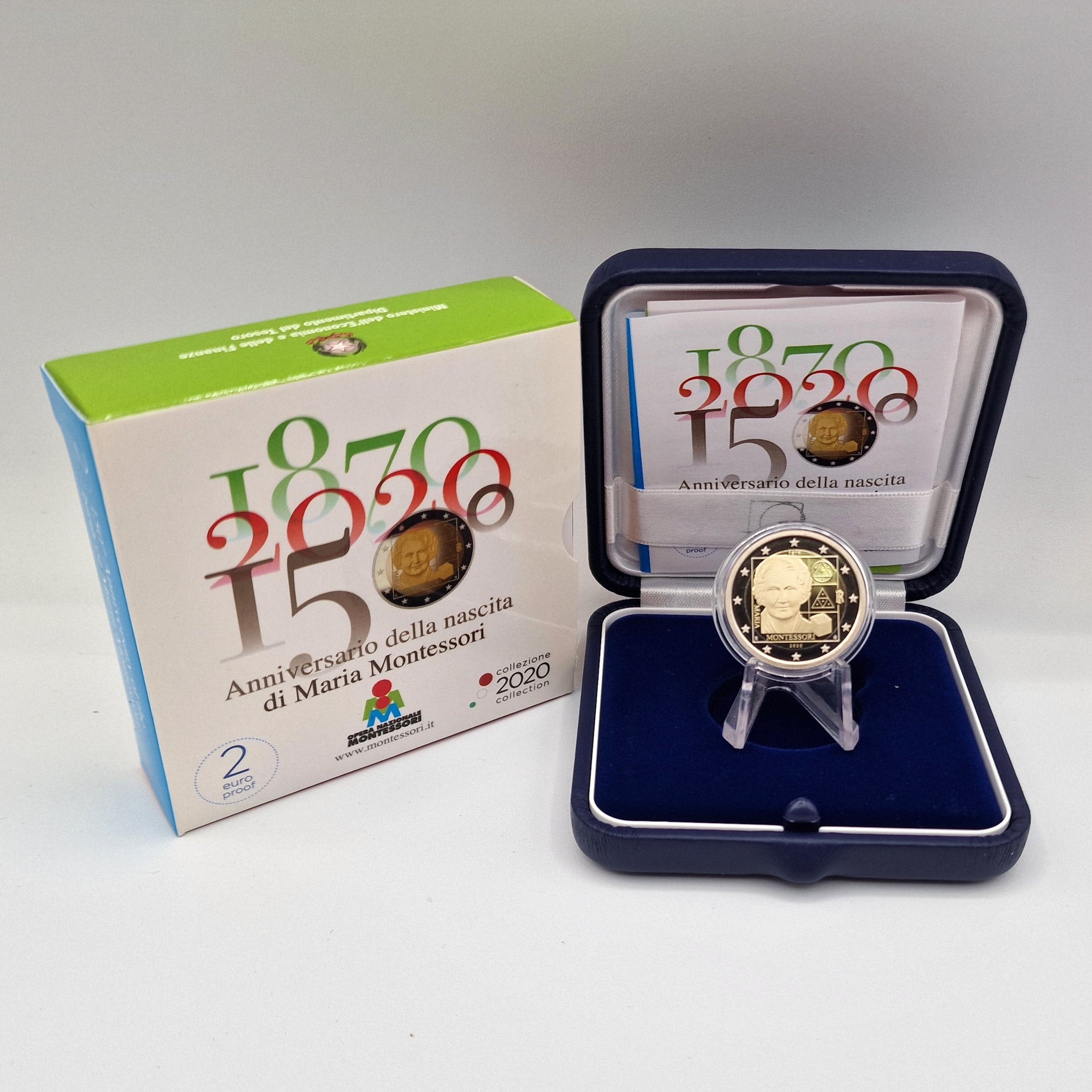 2020 Montessori 2€ - Itália Proof